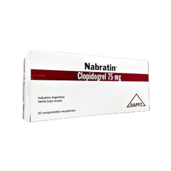Raffo Nabratin 75 Mg Clopidogrel x 30 Comp Recubiertos #1