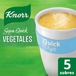 Sopa Instantánea Knorr Quick Light Vegetales 5 Sobres #1