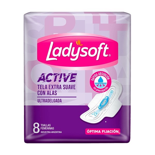 Ladysoft Toallas Femeninas Active (8 Unidades) alt