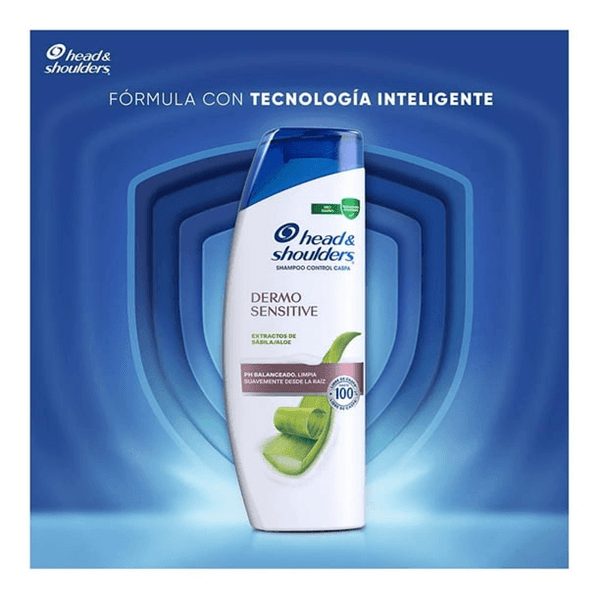 Shampoo Head & Shoulders Dermo Sensitive Sábila Y Aloe 650 ml alt
