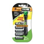 Bic Maquina de Afeitar Flex 3 Hybrid Sensitive Men 1 Maq x 5 Repuestos #1