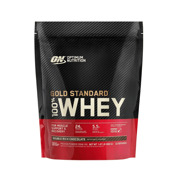 Optimum Nutrition Whey Protein 100% Gold Standar Double Rich Chocolate 1.5 Lbs #1