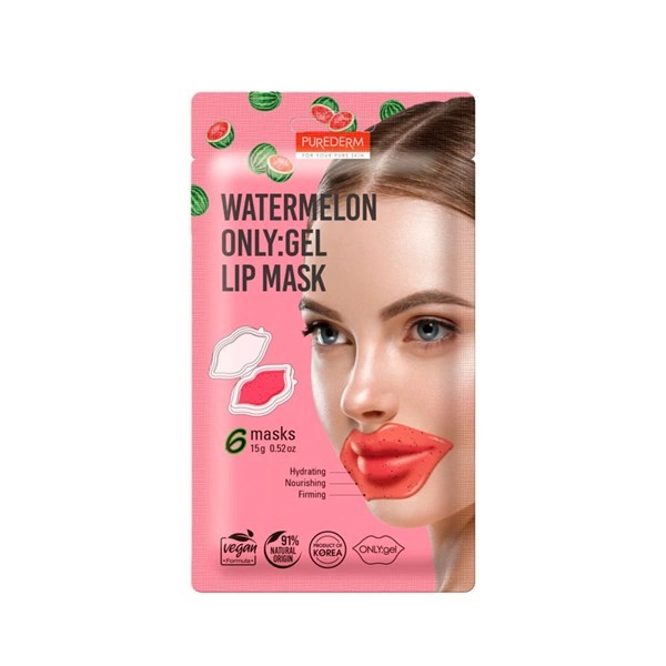 Máscara Para Labios Watermelon Purederm Unidades 6 Unidades #1