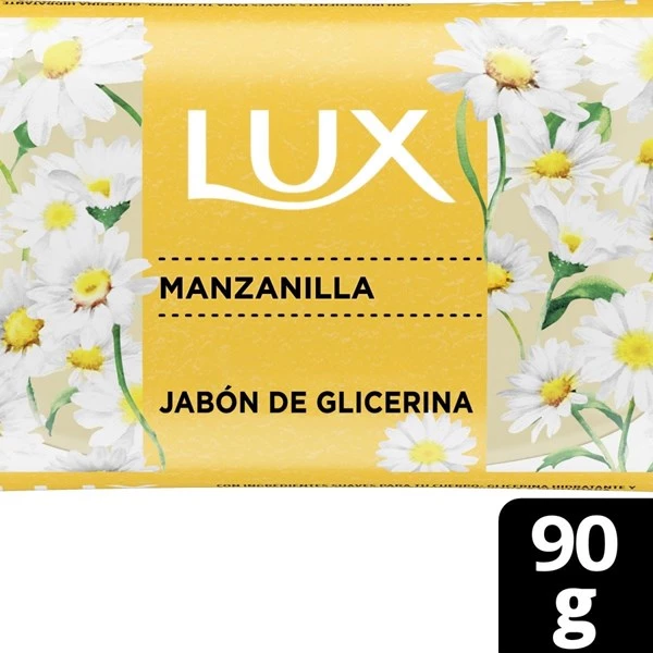 Lux Jabón de Glicerina en Barra Camomila 90 gr