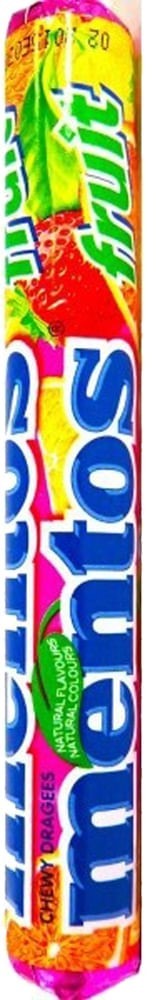 Caramelos Masticables Mentos Sabor A Frutas X 30 G