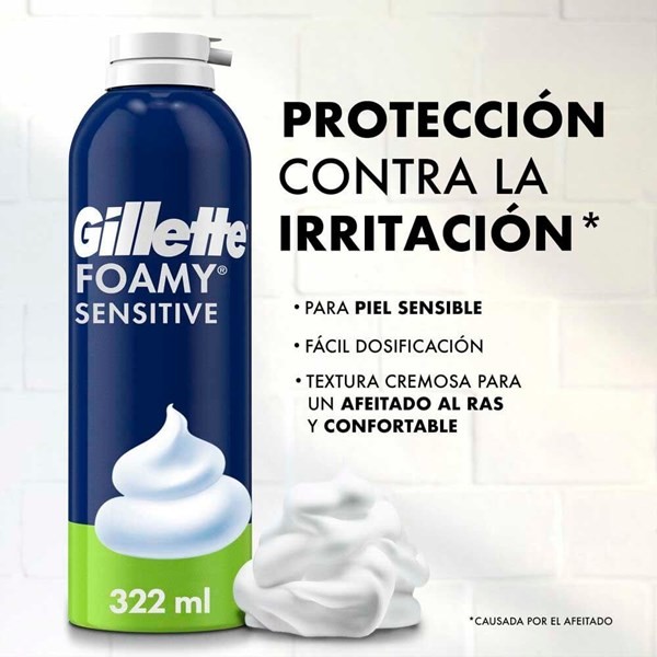 Espuma Afeitar Gillette Foamy Sensitive 179 Ml alt