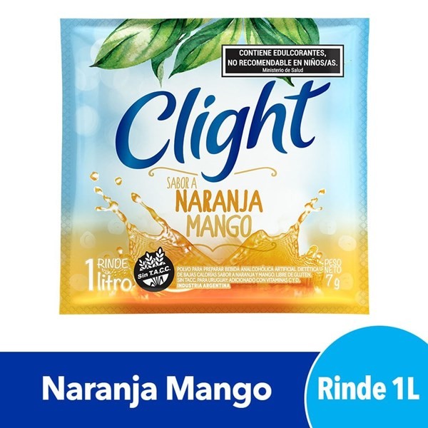 Jugo En Polvo  Clight Naranja Mango 7 G #1 Jugo En Polvo  Clight Naranja Mango 7 G #1