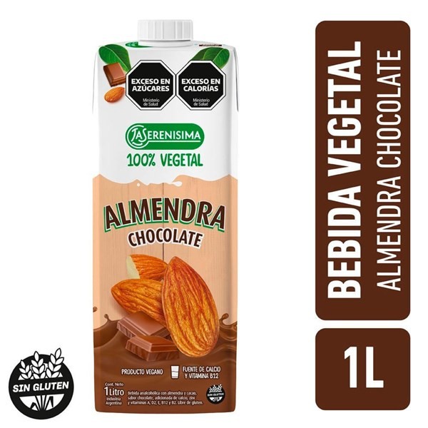Alimento Vegetal Almendra Sabor Chocolate la Serenisima 1 l #1