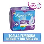 Siempre Libre Adapt Plus Noche Día C/Alas Toallitas Fem x 8U #1