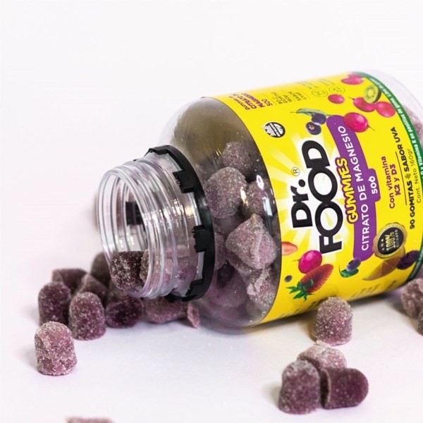 Dr Food Citrato de Magnesio Sabor Uva (90 Gummies) alt
