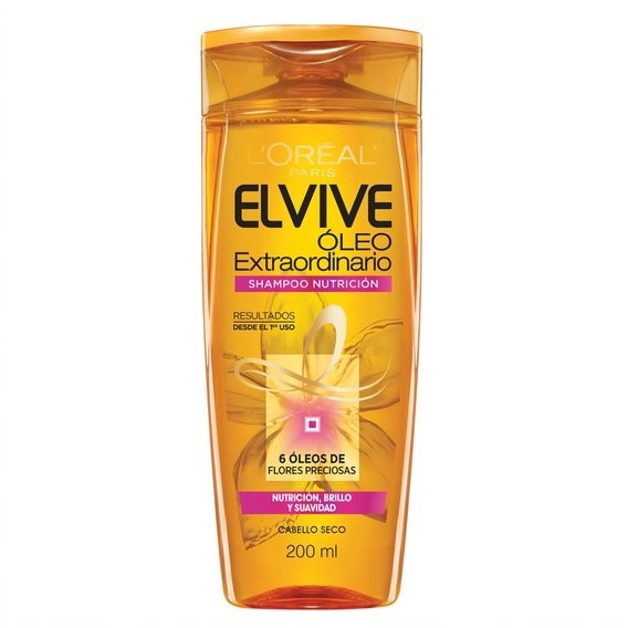 SHAMPOO ELVIVE ÓLEO NUTRICIÓN UNIVERSAL X 200 ml