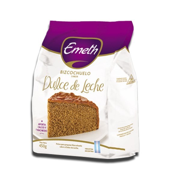 Bizcochuelo de Dulce de Leche Emeth Fortificado 450 g. #1