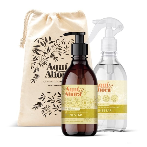 Aquí & Ahora Set Bienestar Hogar Vainilla