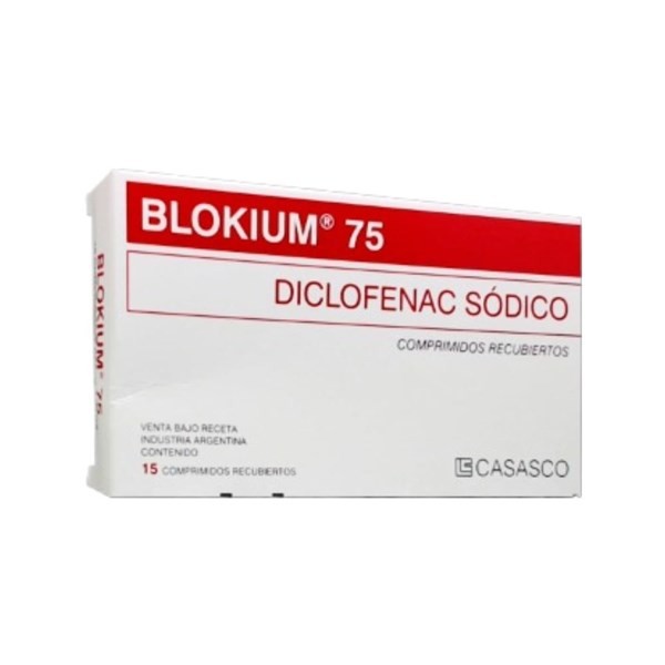 Casasco Blokium 75 Diclofenac Sódico 75 Mg x 15 Comp #1