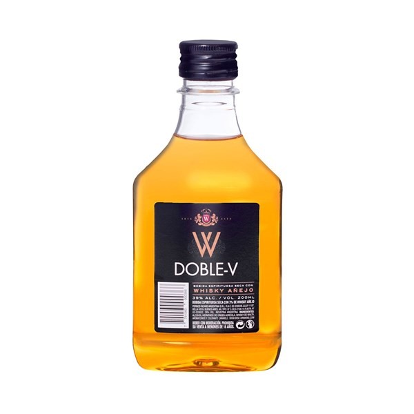 Whisky Doble V Petaca 200 cc. #1