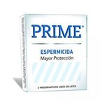 PRESERVATIVO PRIME CON ESPERMICIDA X3 BLANCO #1