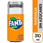 Gaseosa Fanta Naraja Zero Vitamina C Lata 310 cc. #1