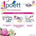 Limpiador Desinfectante De Pisos Poett Flores De Primavera 1.8 L #5
