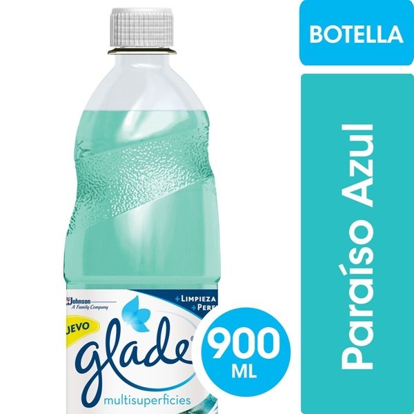 Glade Limpiador de Pisos Paraiso Azul 900 ml alt