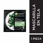 Garnier Mascarilla en Tela Skin Active Pure Carbón (1 Unidad) #1