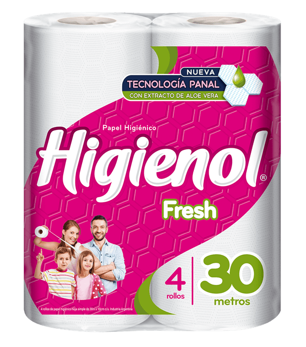 Papel Higiénico Higienol Aloe x 4 #1