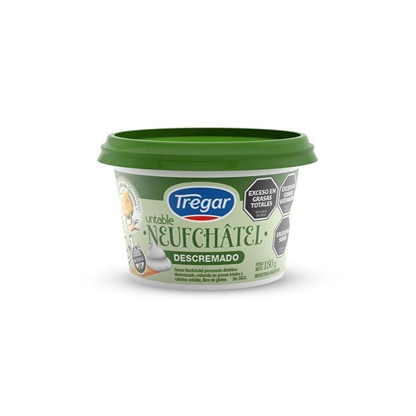 Queso Descremado Neufchatel Tregar Clasico 180 G #1