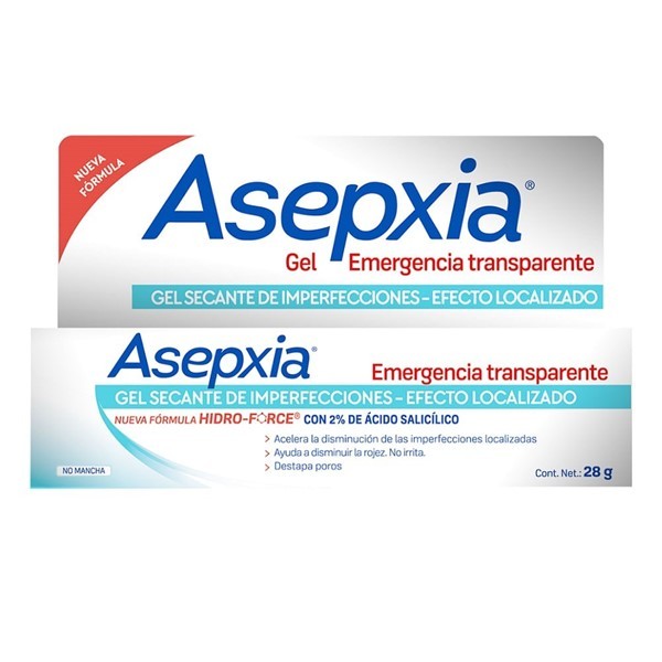 Asepxia Gel Spot Emergencia Transparente28 gr alt