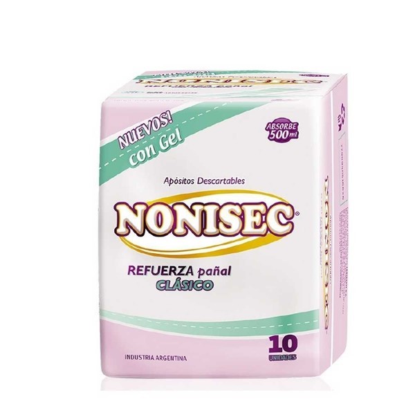 Apósitos Refuerza Pañal Nonisec x 10 #1