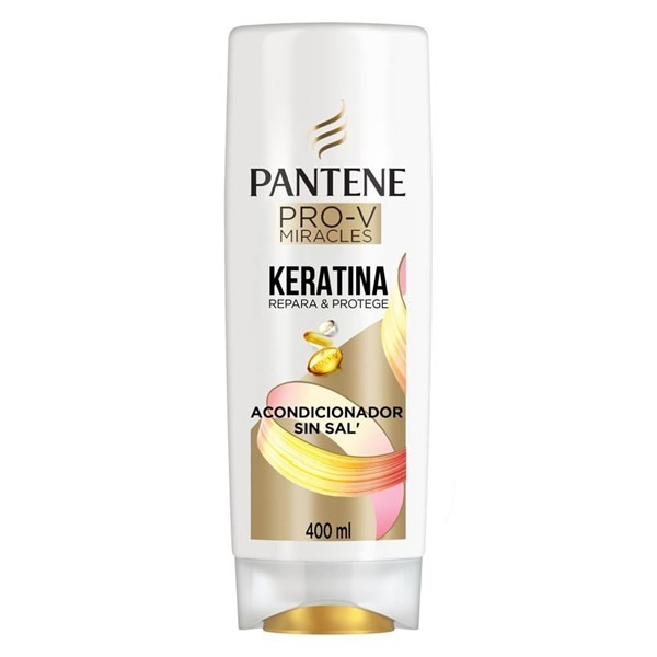 Pantene Acondicionador Sin Sal Keratina Con Pro Vitamina B5 400 ml alt
