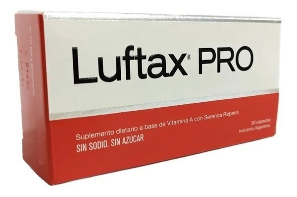 Luftax Pro Estuche Vitamina a Serenoa Repens 30 cápsulas Unico #1