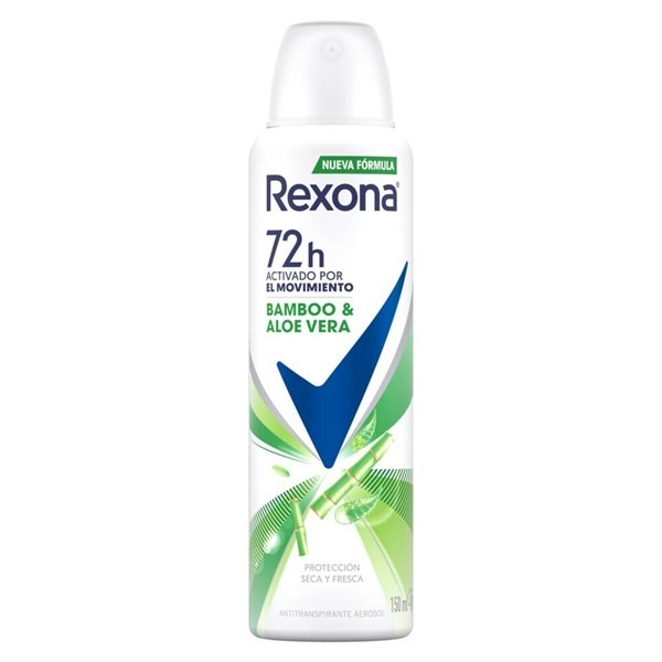 Desodorante Femenino Rexona Bamboo Aloe 72h 150 Ml alt