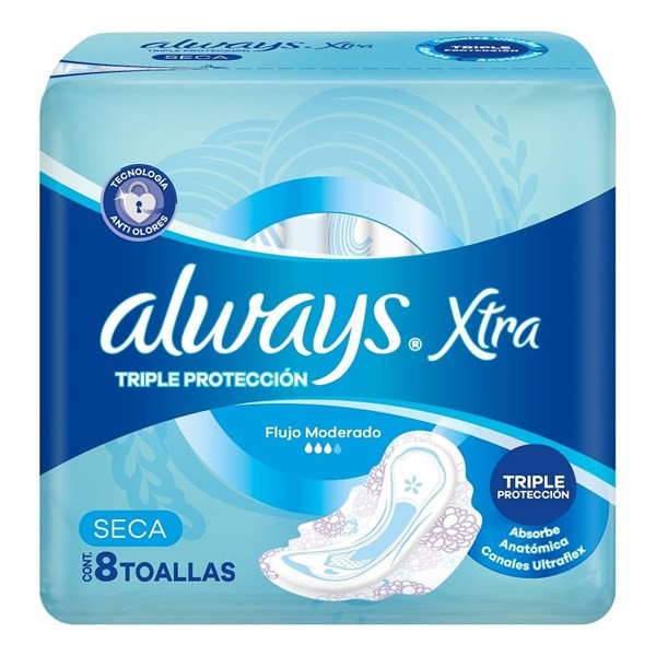 Toalla Femeninas Always Triple Protección Día Seca x 8 un #1