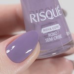 Risque Esmalte de Uñas Cremoso Color Roxo Sem Crise #3