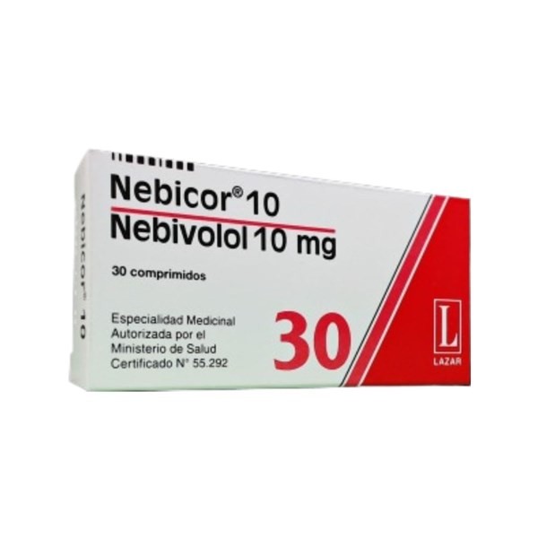 Lazar Nebicor 10 Mg Nebivolol x 30 Comp #1