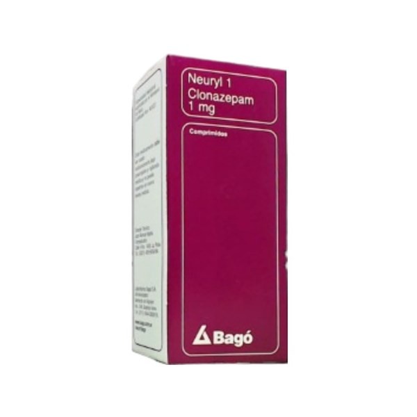 Bagó Neuryl Clonazepam 1 Mg x 60 Comp