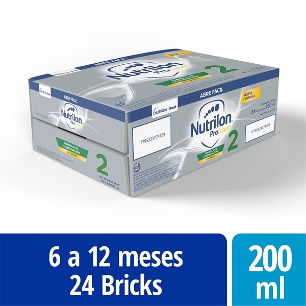 Nutrilon Pack Fórmula Láctea Profutura 2 (24 Briks de 200 ml) #1