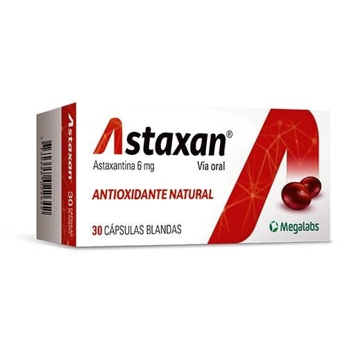 Astaxan 6 mg | 30 Capsulas blandas | Astaxantina #1