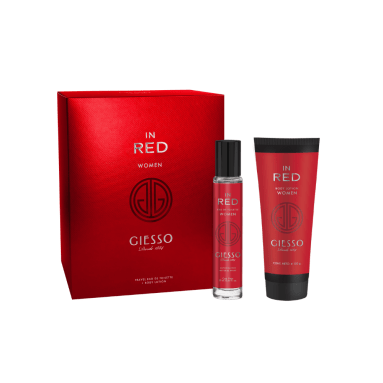 Giesso In Red M Edt X19ml + B.lotion X100gr Estuche alt