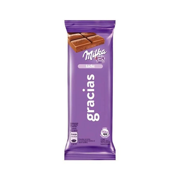 Chocolate Milka Leche X55gr alt