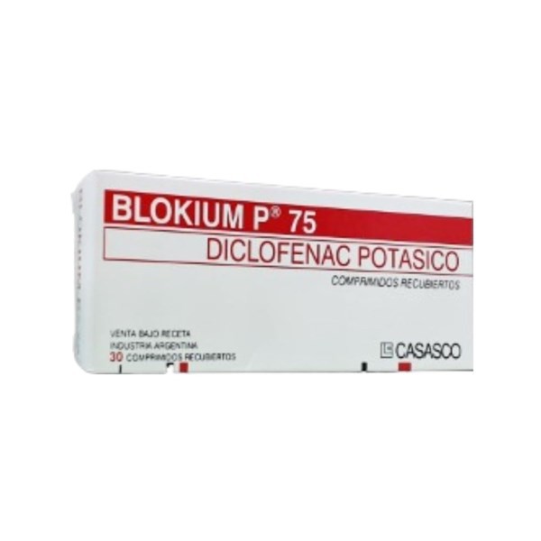 Casasco Blokium P Diclofenac Potasico 75 Mg x 30 Comp #1
