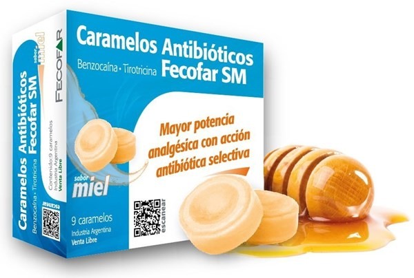 FecofaR-Caramelos Antibioticos Fecofar Sm Sabor Miel Caram.x 9 #1