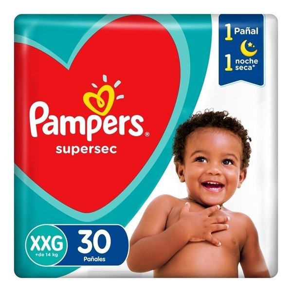 Pampers Pañales Supersec Xxg 30 #1