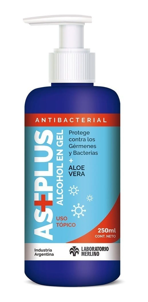 Aseplus Alcohol Gel Con Bomba Dosificadora 250 ml alt