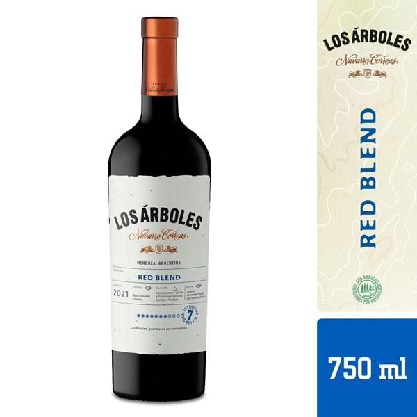 Navarro Correas Vino Tinto Los Arboles Red Blend 750 Cc. #1