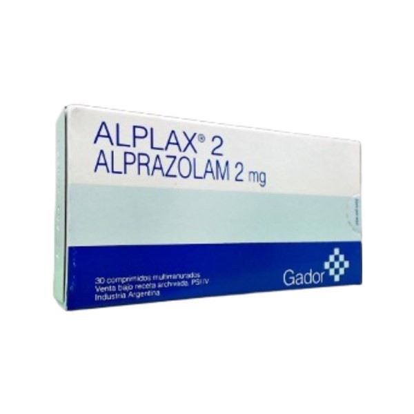 Gador Alplax Alprazolam 2 Mg x 30 Comp #1