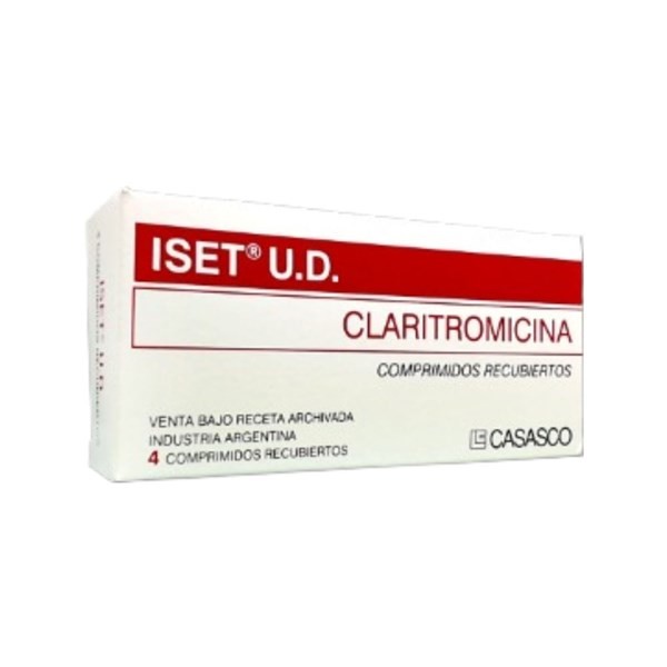 Casasco Iset U.D. Claritomicina 500 Mg x 4 Comp #1