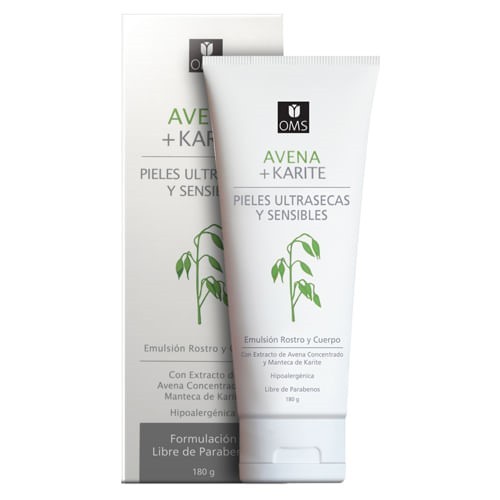 Oms Emulsión Ultra Hidratante Avena Y Karite 180 gr alt