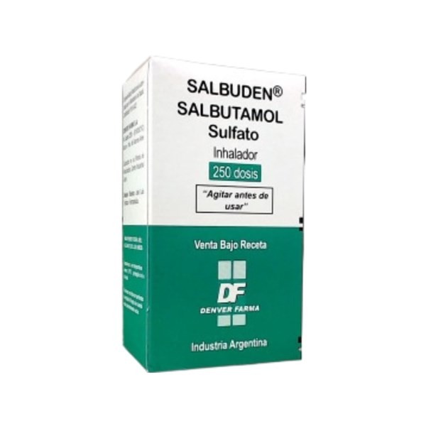 Denver Farma Salbuden Salbutamol Inhalador Hfa x 250 Dosis
