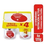Yogurt Firme Frutilla 480 g Nutrición Activa la Serenísima #1