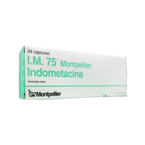 Im 75 Montpellier Indometacina x 24 Cápsulas #1
